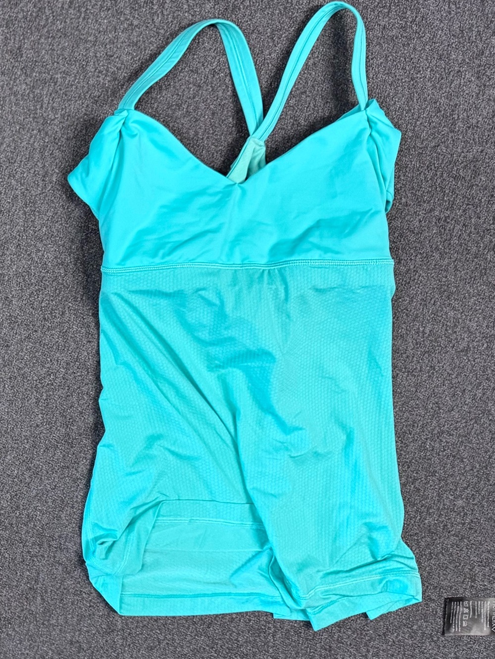 Lulu Turquoise yoga top